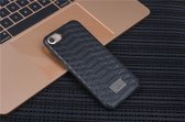 UNIQ Accessory iPhone 7-8 Kunstleer Hard Case Back cover - Zwart- 8719273285640