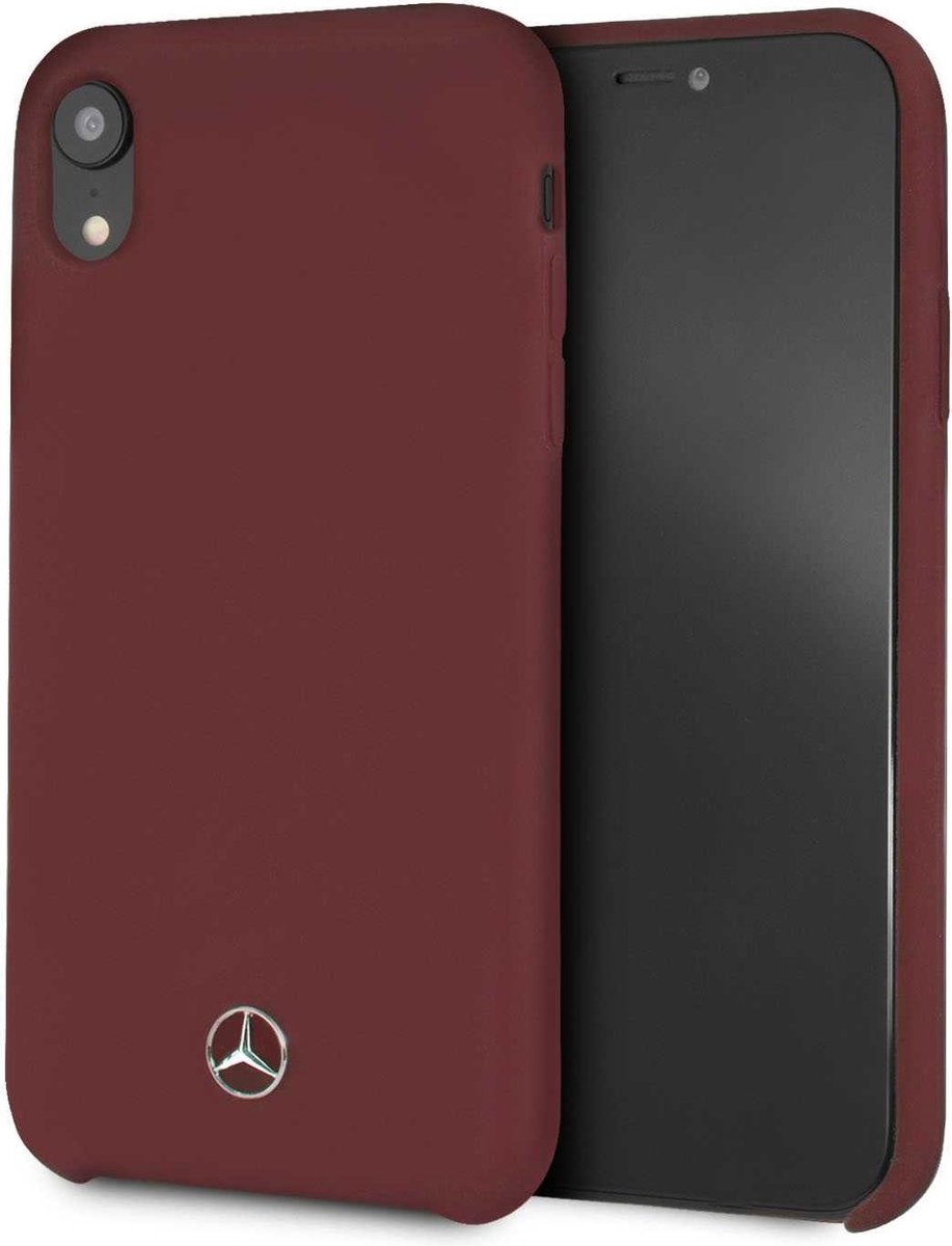 Rood hoesje van Mercedes-Benz - Backcover - iPhone XR - Silicone