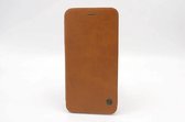 Bruin hoesje iPhone 7-8 Plus - Book Case - Pasjeshouder - Magneetsluiting