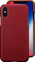 iPhone Xs/X hoesje - Pierre Cardin - Rood - Leer