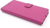 Roze hoesje Huawei P8 - Book Case - Pasjeshouder - Magneetsluiting