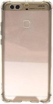 Backcover hoesje voor Huawei P10 Plus - Transparant Zwart