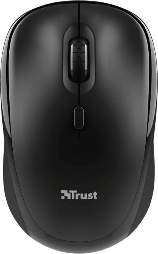 Trust TM-200 - Draadloze Muis - RF - 1600 DPI - Zwart | bol