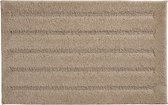 Lucy's Living Luxe Badmat TEMPO Sand Gerecycled – 50 x 80 cm – bruin - katoen - polyester - badkamer mat - badmatten - badtextiel - wonen – accessoires - exclusief