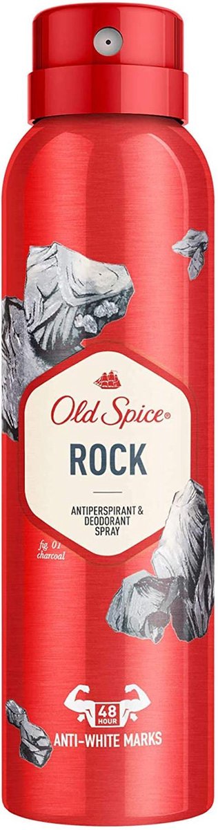 Goedkoopste Old Spice Rock deo spray 150 ML deodorant