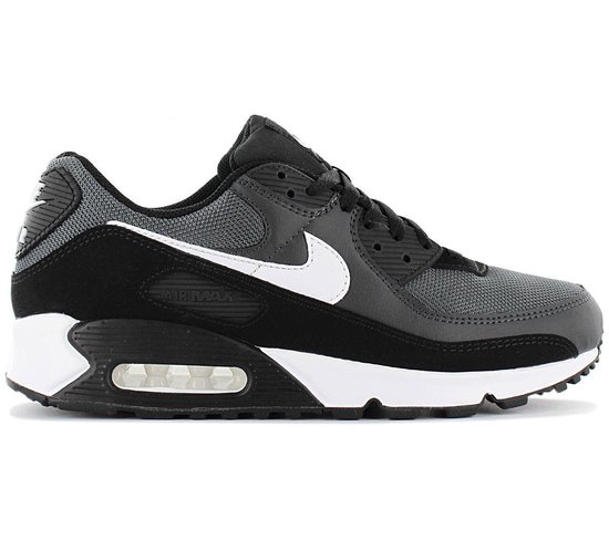 Nike Air Max 90 Heren Sneakers - Iron Grey/White-Dk Smoke Grey-Black