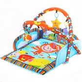 Baby speelkleed - blauw - educatief - baby - 0 jaar - variatie speelgoedartikelen - speeltjes - zacht kleed - zacht licht