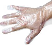 Transparante Plastic Wegwerp Handschoenen - Maat L - 300 stuks