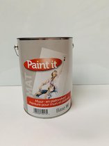 Paint-it Matte Muur- En Plafondverf-wit-5l