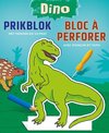 Afbeelding van het spelletje Dino prikblok / Dino bloc à perforer