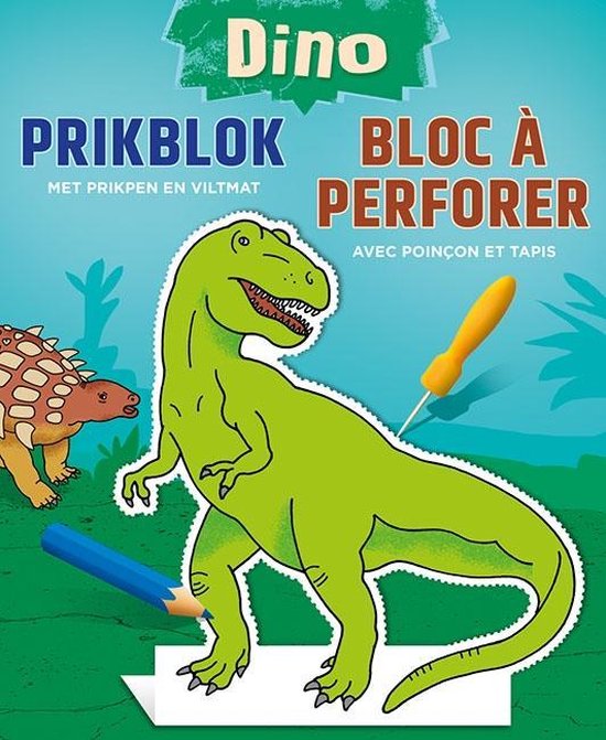 Afbeelding van het spel Dino prikblok / Dino bloc à perforer