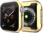 Apple watch 40mm siliconen case (volledig beschermd - goud)