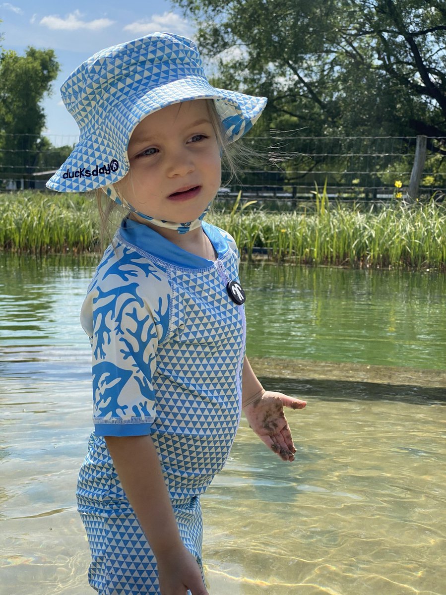 Ducksday - UV Zonnehoedje voor kinderen - UV - werend - UPF 50+ - unisex - Ace - 2 jaar — afbeelding 4