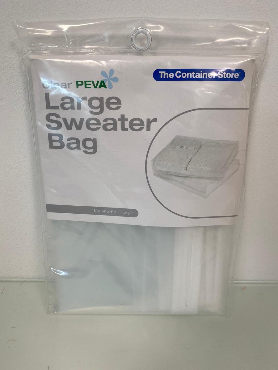 container store sweater bags