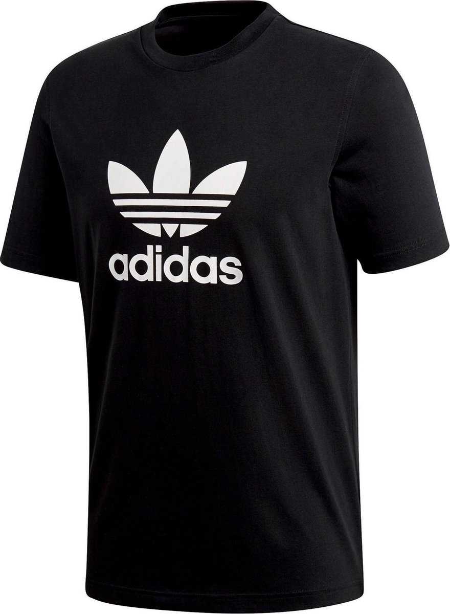 adidas Trefoil T-shirt - Mannen - zwart/wit | bol.com