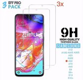 Samsung Galaxy A20 3x Tempered Glass/ Screen protector Glas ( Extra voordelig) - Eff Pro