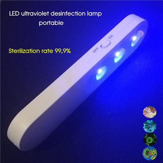 UV lamp Ultraviolet lamp LED UVC desinfectie lamp Led Ultraviolet lamp ... | bol.com