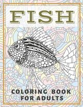 Fish - Coloring Book for adults