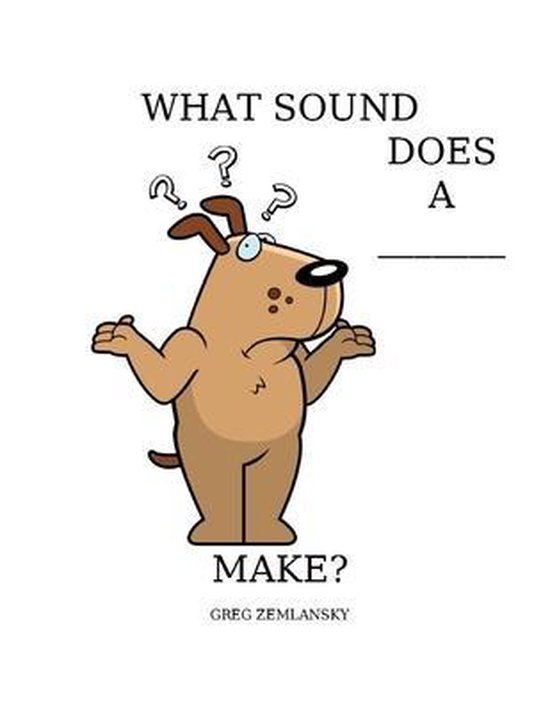 What Sound Does a ___make?, Greg Zemlansky 9798644326112 Boeken