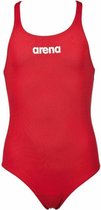 Arena G Solid Swim Pro Junior Rood - Wit