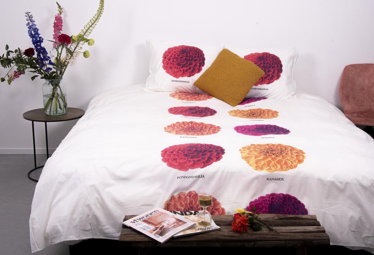 SENZATIONE 100% Katoen Percaline Dekbedovertrek 240x240-2x60x70 cm LIVORNO