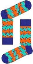 Happy Socks Rock 'n Roll Stripes Sokken, Oranje/Paars - Maat 36-40