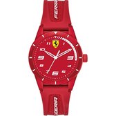 Ferrari - 0860010 Horloge - Siliconen - Rood - Ø 34 mm