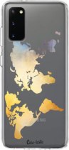 Casetastic Samsung Galaxy S20 4G/5G Hoesje - Softcover Hoesje met Design - Brilliant World Print