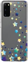 Casetastic Samsung Galaxy S20 4G/5G Hoesje - Softcover Hoesje met Design - Funky Stars Print