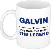 Galvin The man, The myth the legend cadeau koffie mok / thee beker 300 ml