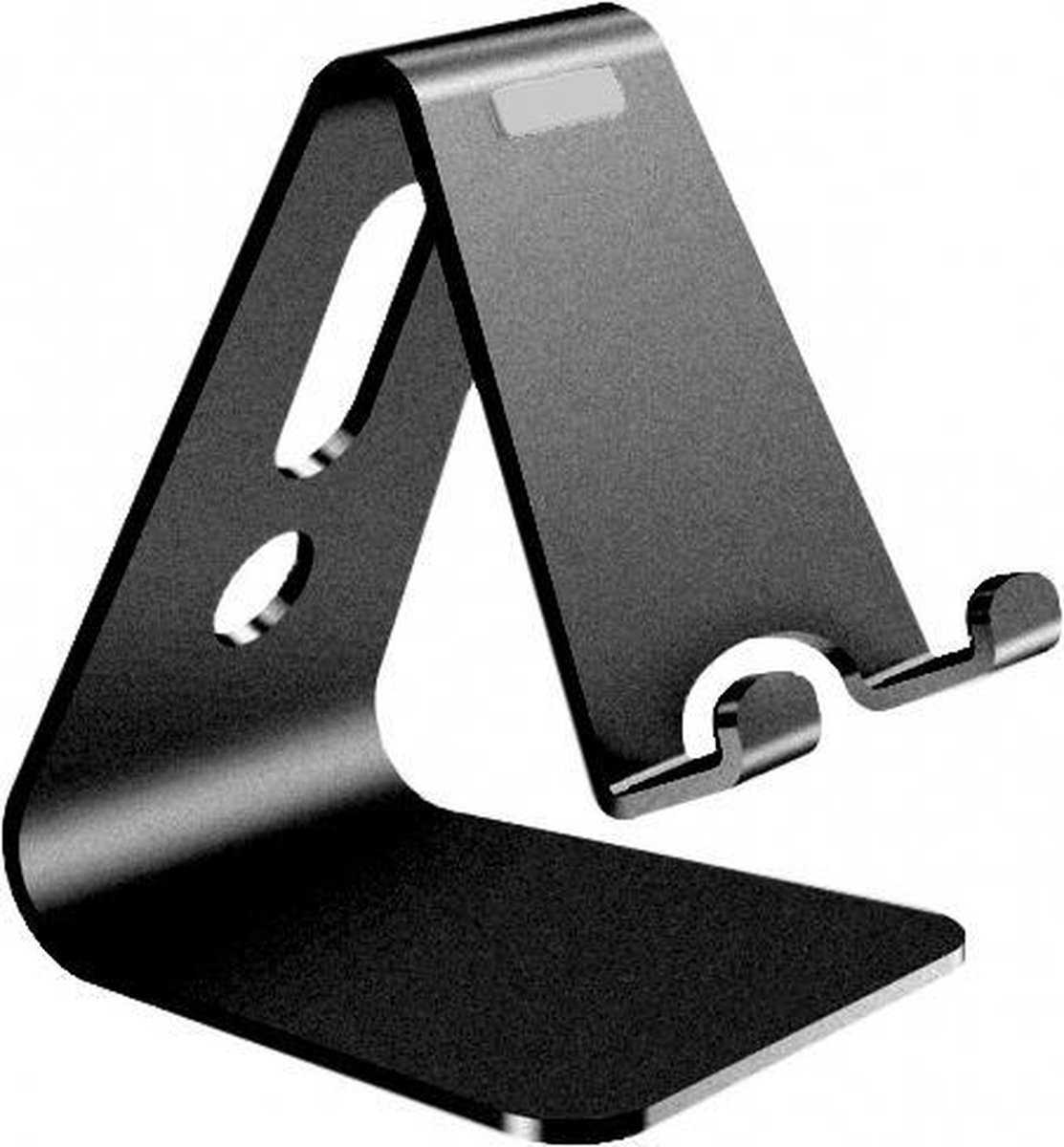 Aluminium iPad - iPhone - Stand - Tablet - Houder - Smartphone - Standaard - Zwart