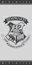 Harry Potter Hogwarts Strandlaken - 70x140 cm - Grijs