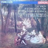 J.C. Bach 3 Concertos For Harpsichord & Strings   -  H. Dreyfus