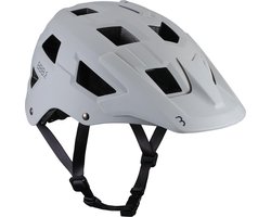 BBB Cycling MTB Helm Nanga - Met Bevestiging voor Camera of Verlichting - Wasbare Padding - Fietshelm Volwassenen: Heren & Dames - Mat Grijs/Wit - L - BHE-54
