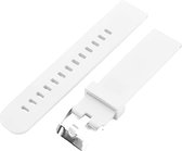 Horlogeband van Siliconen voor Shinola | 22 mm | Horloge Band - Horlogebandjes | Wit