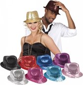 Boland - Hoed Popstar sequins - 59 - Volwassenen - Unisex