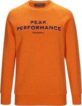 Peak Performance  - Original Crew - Oranje Trui - S - Oranje