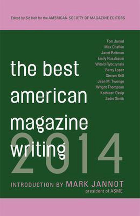 The Best American Magazine Writing 2014 - cover
