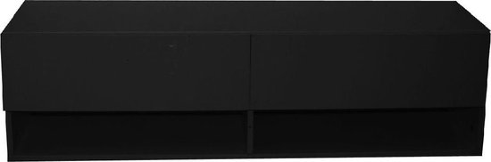 Zwevend TV meubel Wander - televisie dressoir hangend - 100 cm breed -  zwart | bol.com