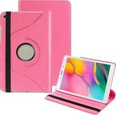 Tablet Hoes Case Cover Geschikt Voor: Samsung Galaxy Tab A 8.0 inch 2019 T290 - 360° draaibaar - Hot Pink