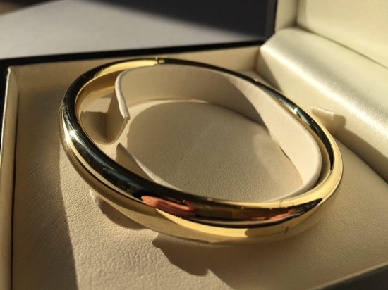 6mm Gouden bangle van 14 karaat geelgoud. Natuurlijk prachtig ingepakt! |  bol.com