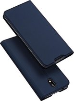 Luxe blauw agenda wallet hoesje Nokia 1.3