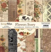 Scrapboys Paper pad FLST09 Flower Story