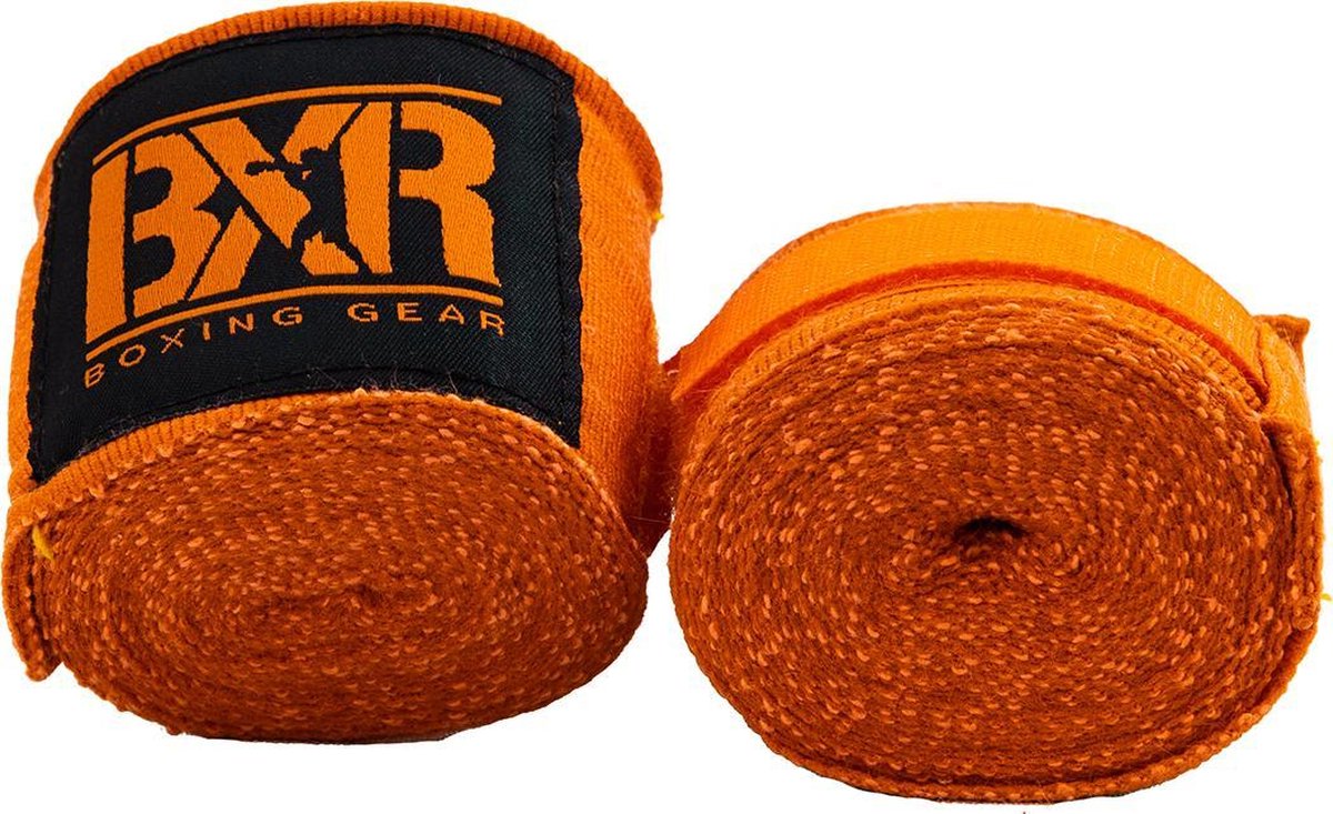 Bandages voor bokshandschoenen BXR | oranje | 2,5 meter