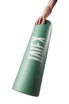 #DoYourFitness - tapis de fitness parfait pour le pilates, l'aérobic, le yoga - »Amisha« - durable, antidérapant, doux pour la peau, résistant à l'abrasion - 183 x 61 x 1,2cm - vert mousse