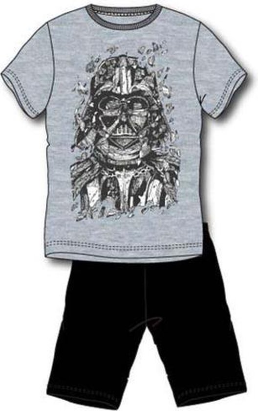 Star Wars heren shortama, Darth Vader, volwassenen, grijs / zwart, XL | bol.com