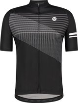 AGU Striped Cycling Shirt Essential Chemise de cyclisme pour hommes - Taille XL - Noir