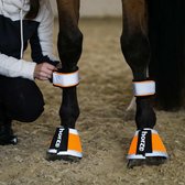 Horze Reflecterende Beenbanden Oranje Pony