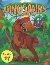 Dinosaurs Coloring Book for Kids Ages 4-8