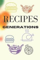 Recipes generations: Leave your children and grandchildren the recipes of the food they love